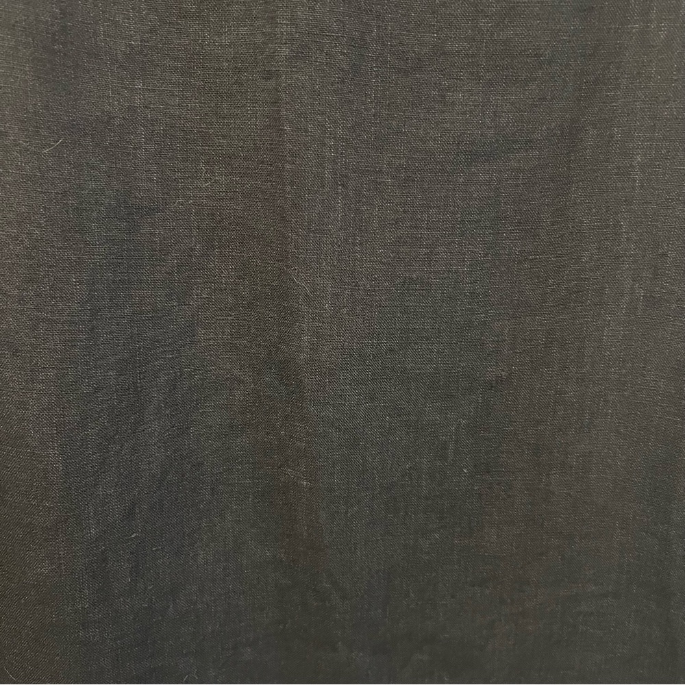 FLAX 100% Linen Black A-Line Dress size small - Picture 5 of 7